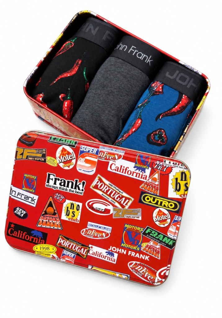 Pánské boxerky John Frank JF3BINT09 3Pack