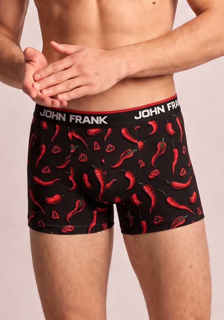 Pánské boxerky John Frank JF3BINT09 3Pack