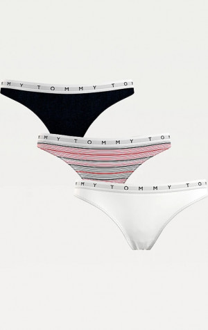 Dámská tanga Tommy Hilfiger UW0UW02521 3pack