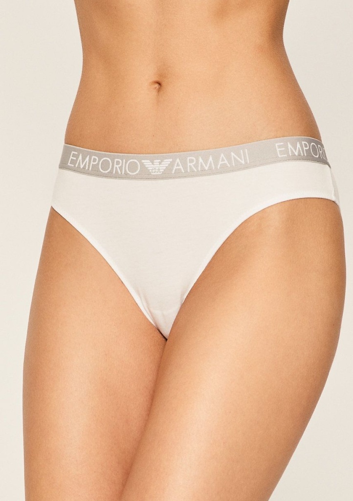 Levně Dámské kalhotky Emporio Armani 163334 CC318 2PACK XL Bílá