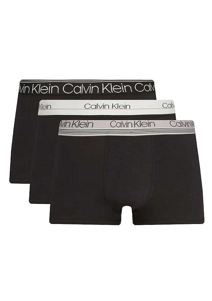 Pánské boxerky Calvin Klein NB2336 3 PACK S Černá