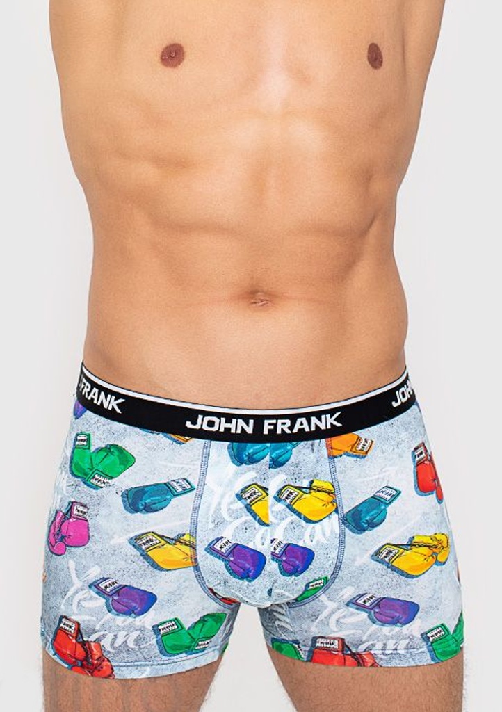 Pánské boxerky John Frank JFBD290 L Sv. modrá