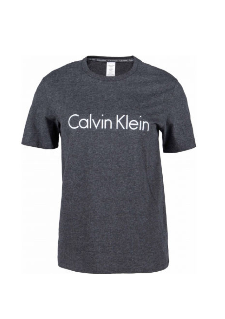 Levně Dámské tričko Calvin Klein QS6105 M Tm. šedá