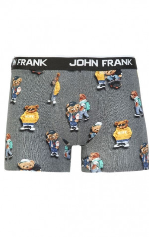 Pánske boxerky John Frank JFBD325-COOL TEDDY