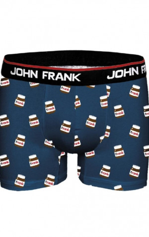 Pánské boxerky John Frank JFBD315-CHOCO