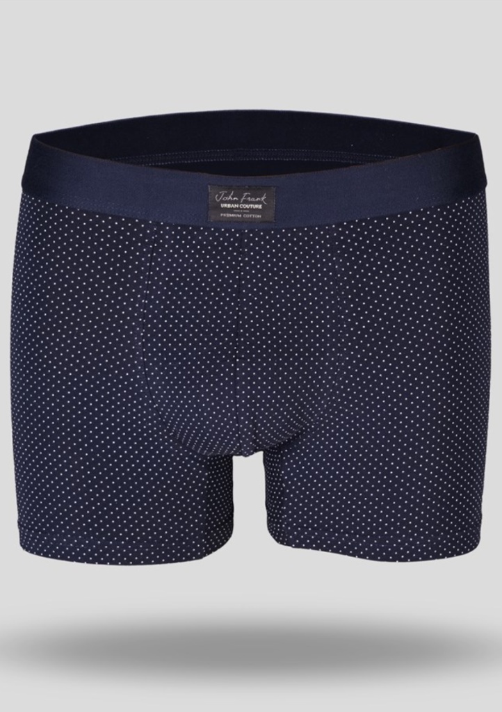 Pánské boxerky John Frank JFBUC115 XXL Tm. modrá