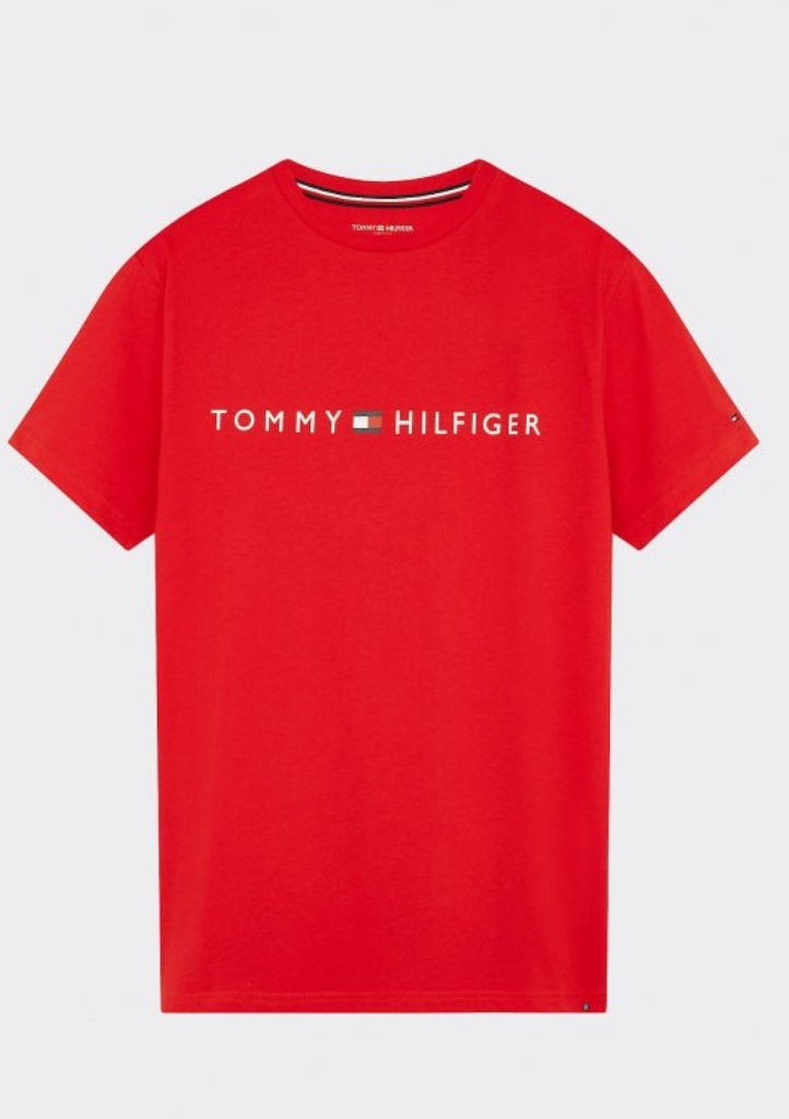 Pánské tričko Tommy Hilfiger UM0UM01434 XNJ L Červená