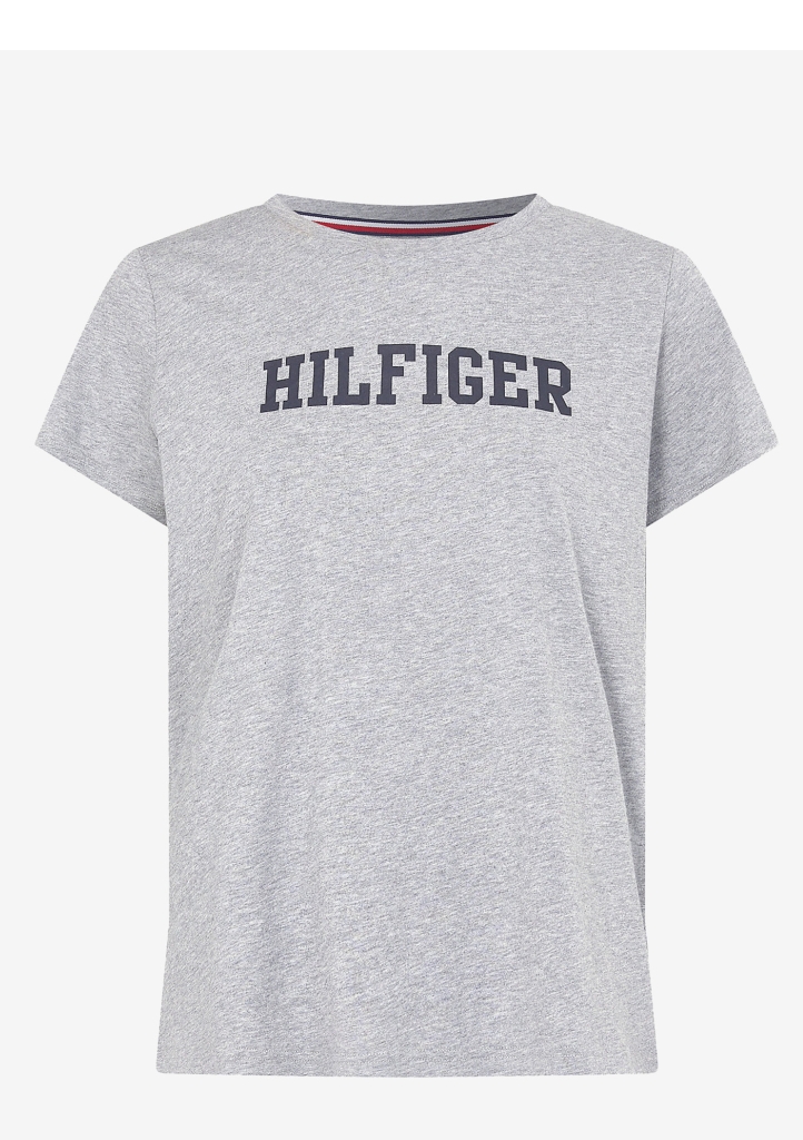 Levně Dámské tričko Tommy Hilfiger UW0UW02618 S Šedá