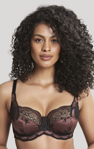 Dámska podprsenka Panache 7255 black/fig