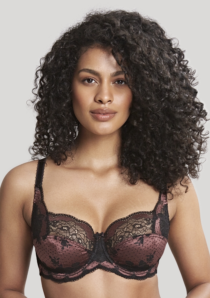 Dámská podprsenka Panache 7255 black/fig 34 DD Dle obrázku