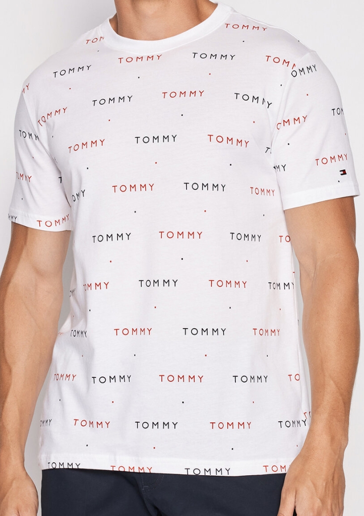 Pánské tričko Tommy Hilfiger UM0UM02132 L Bílá