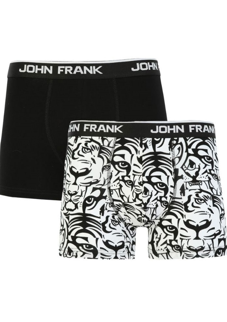 Pánské boxerky John Frank JF2BTORA04 2Pack M Dle obrázku