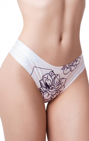 Dámské brazilky Meméme Nude Beauty Flower