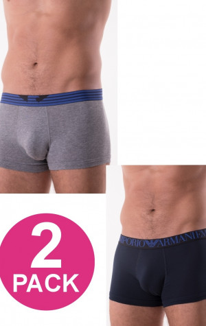 Pánske boxerky Emporio Armani 111210 8A723 2PACK M+Š