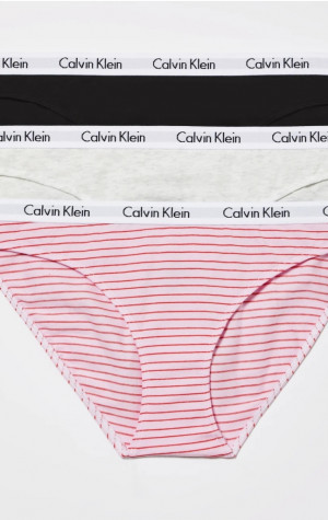 Dámské kalhotky Calvin Klein QD3588 3PACK JMR