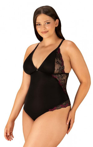 Jemné body Vanessme teddy 2XL/3XL - Obsessive