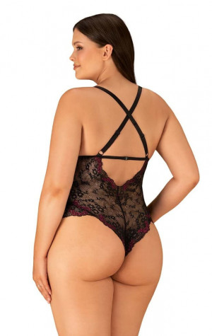 Jemné body Vanessme teddy 2XL/3XL - Obsessive