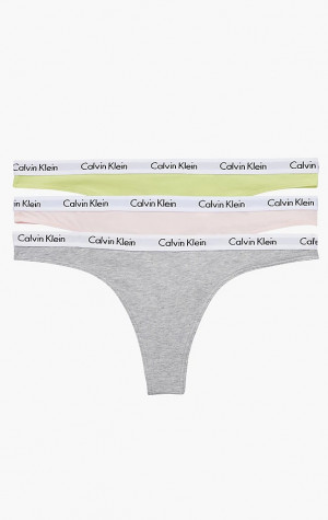 Dámská tanga Calvin Klein QD3587 3PACK 13X