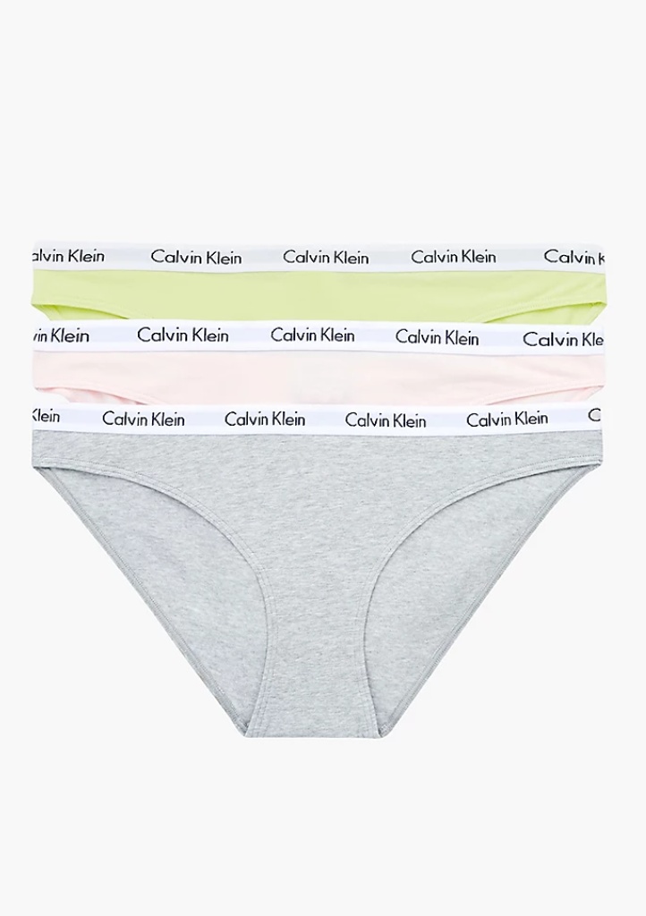 Dámské kalhotky Calvin Klein QD3588 3PACK 13X L Mix