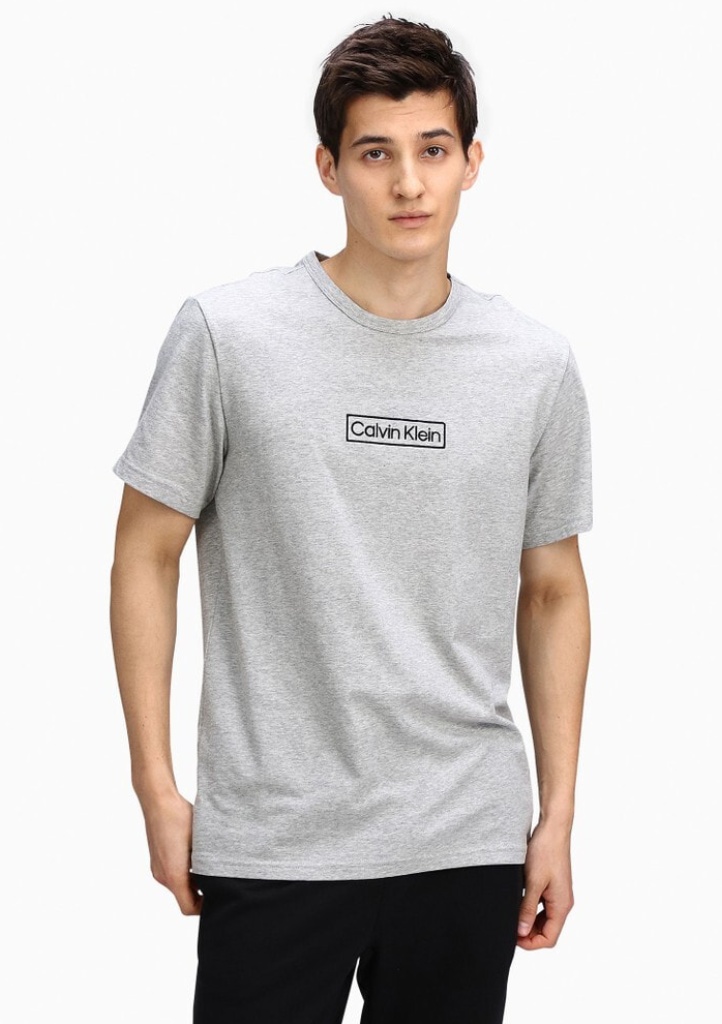 Pánské tričko Calvin Klein NM2268 L Šedá