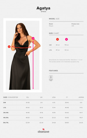 Výjimečné šaty Agatya dress - Obsessive