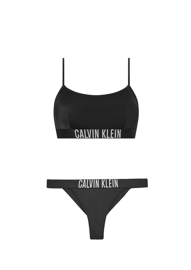 Dámské plavky Calvin Klein KW0KW01851+KW0KW01727 M Černá