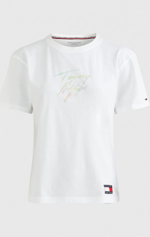 Dámské tričko Tommy Hilfiger UW0UW03945