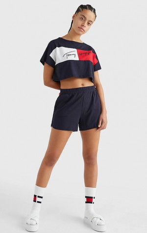 Dámsky crop top Tommy Hilfiger UW0UW03467