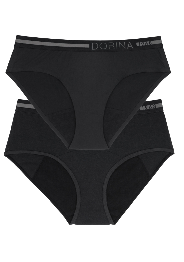 Dámské menstruační kalhotky Dorina D000159CO009-2X0010 Noc L Černá