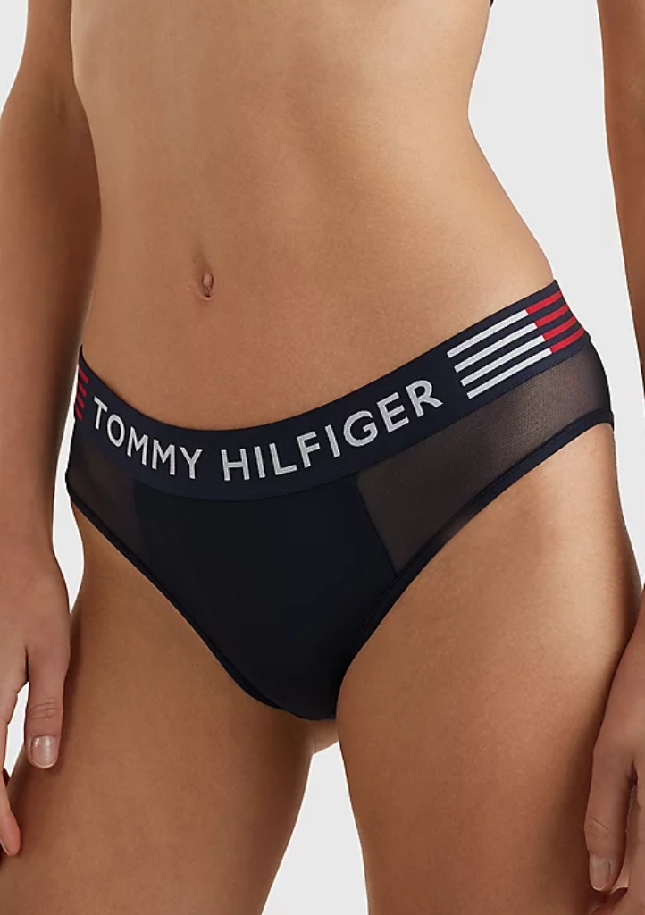 Dámské kalhotky Tommy Hilfiger UW0UW03541 S Tm. modrá