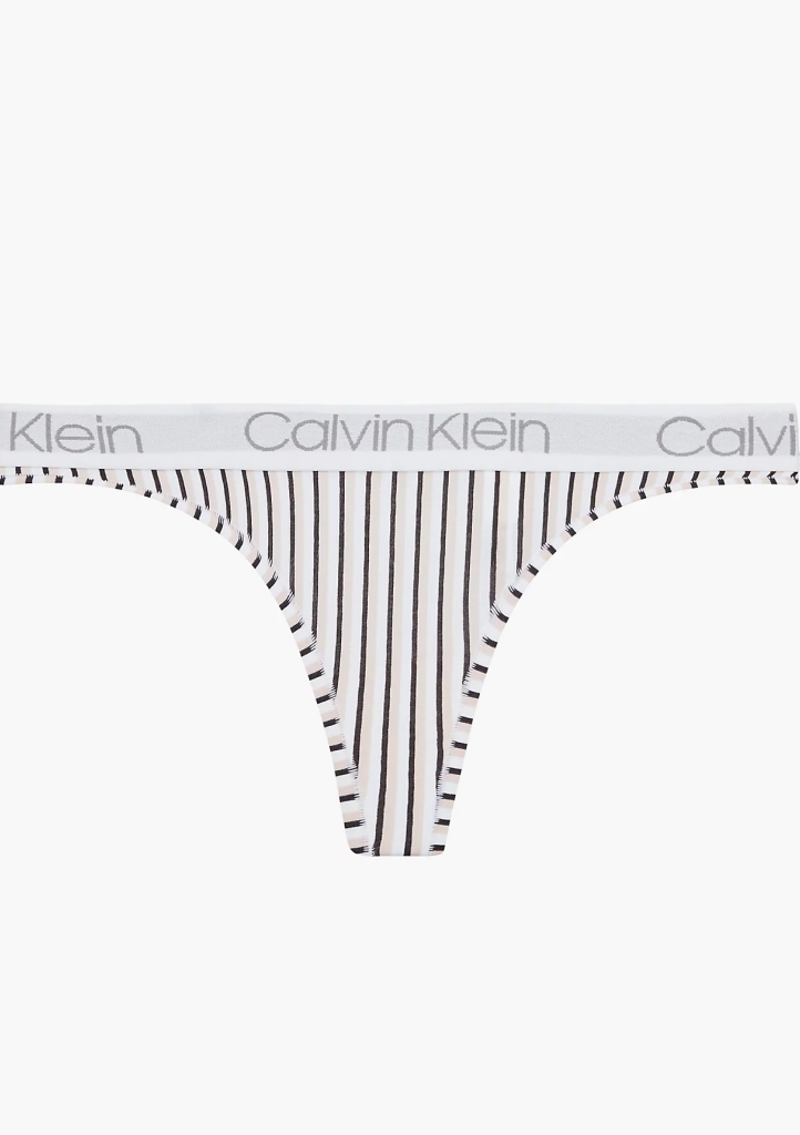 Dámské tanga Calvin Klein QD3751 M Bílá