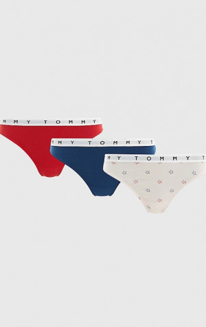 Dámské tanga Tommy Hilfiger UW0UW02521 3 pack