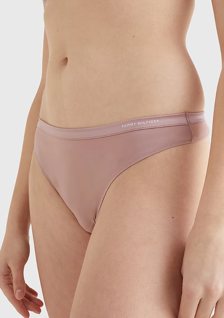 Dámské tanga Tommy Hilfiger UW0UW03259 L Starorůžová1