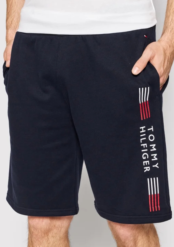 Pánské kraťasy Tommy Hilfiger UM0UM02428 M Tm. modrá