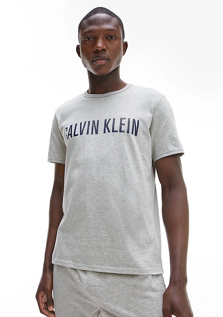 Pánské tričko Calvin Klein NM1959 L Šedá