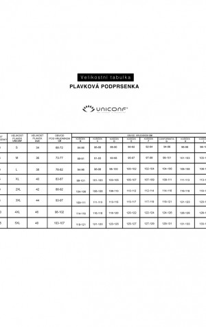 Dámské plavky Uniconf CBS102 - horní díl