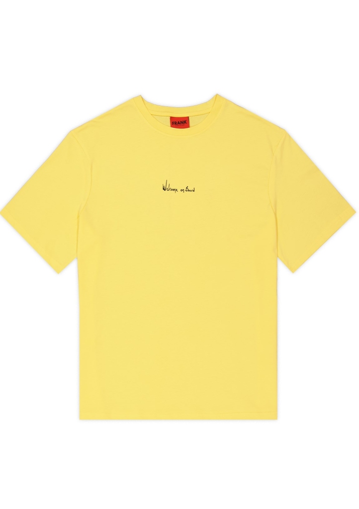 Pánské tričko John Frank JFTOOB20-ON BOARD M Žlutá