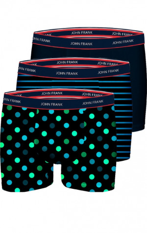 Pánske boxerky John Frank JF3BNSB04 3pack