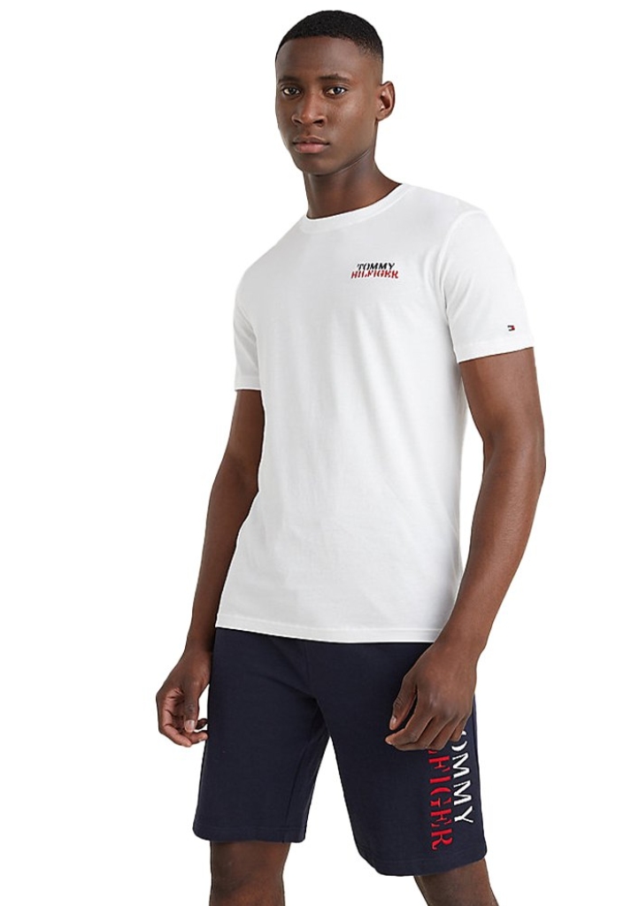 Levně Pánské tričko Tommy Hilfiger UM0UM02565 L Bílá