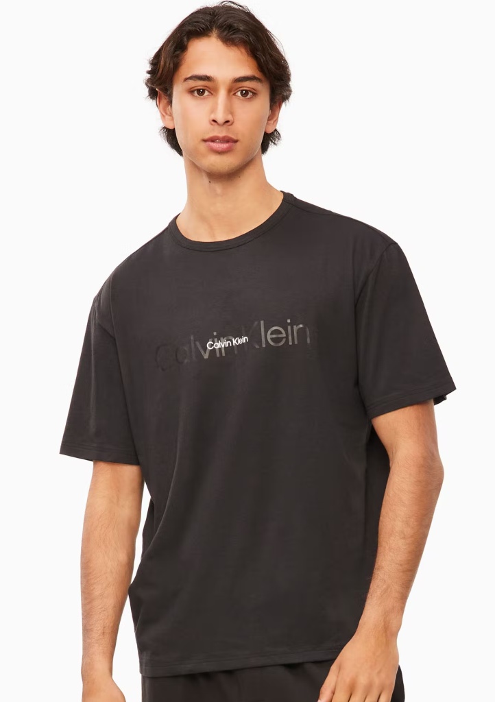 Pánské tričko Calvin Klein NM2355 L Černá