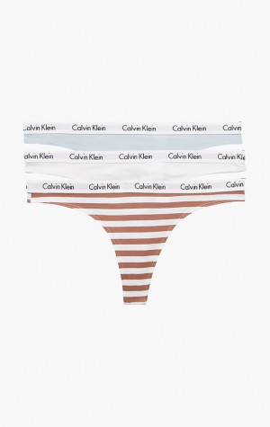 Dámská tanga Calvin Klein QD3587 3PACK 642