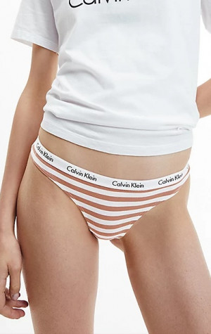 Dámská tanga Calvin Klein QD3587 3PACK 642