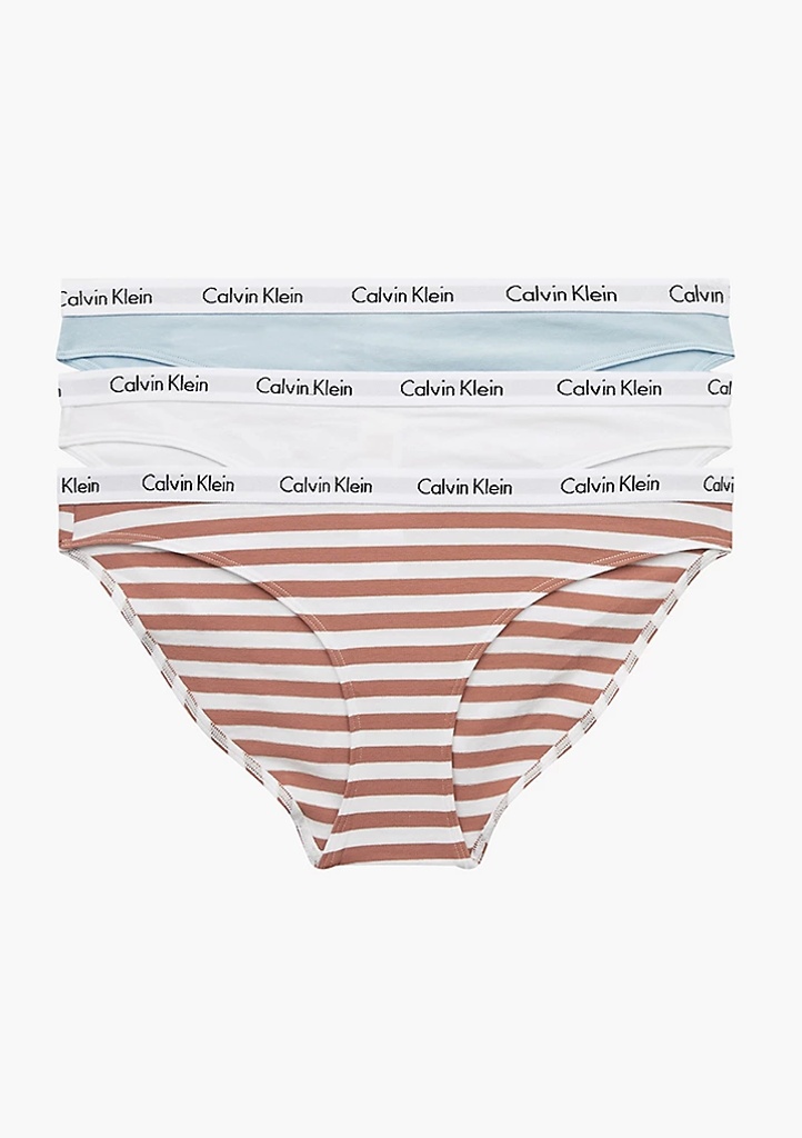 Dámské kalhotky Calvin Klein QD3588 3PACK 642 XS Mix