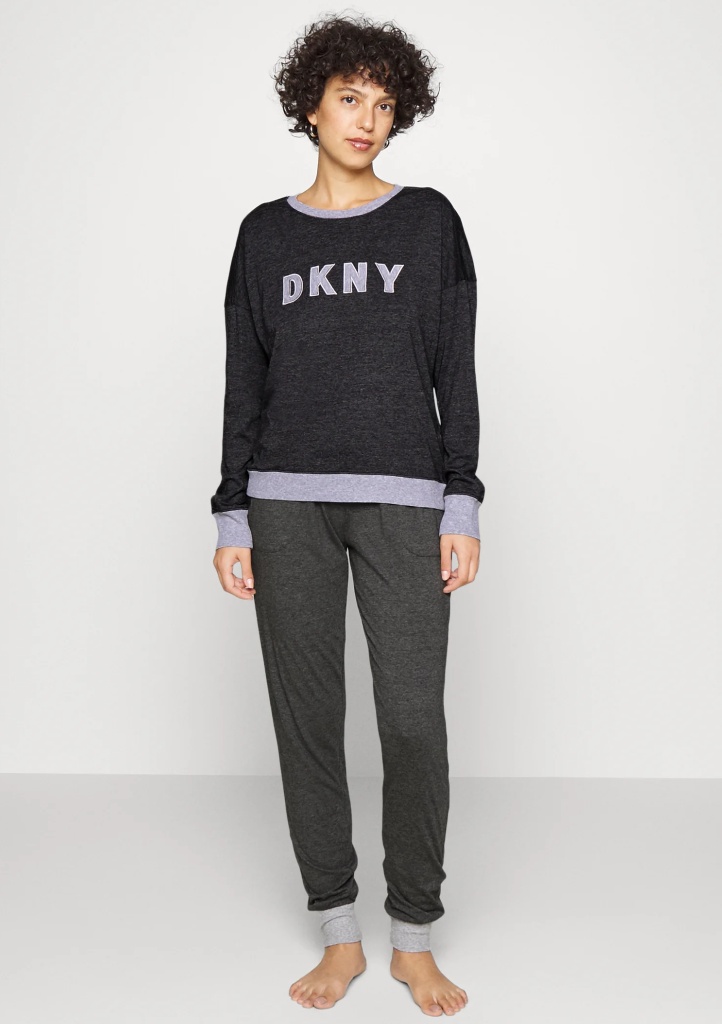 Dámské pyžamo DKNY YI2919259 M ocelovka