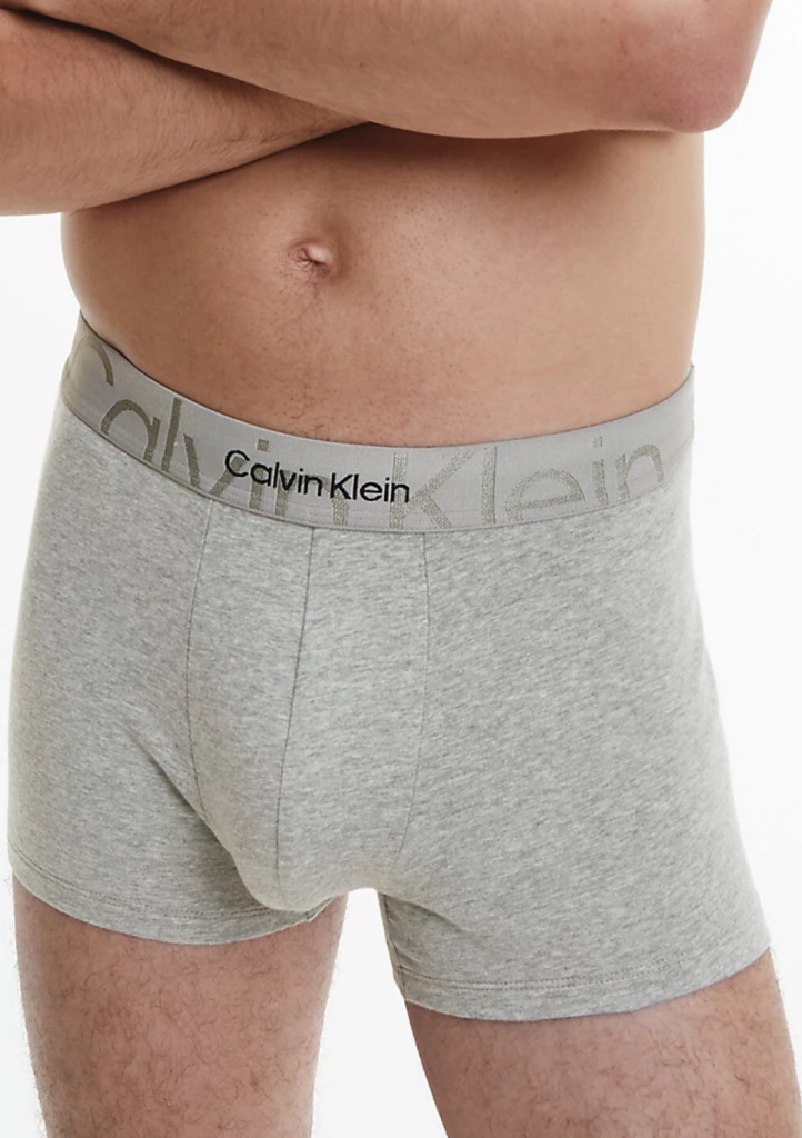 Pánské boxerky Calvin Klein NB3299 XL Šedá