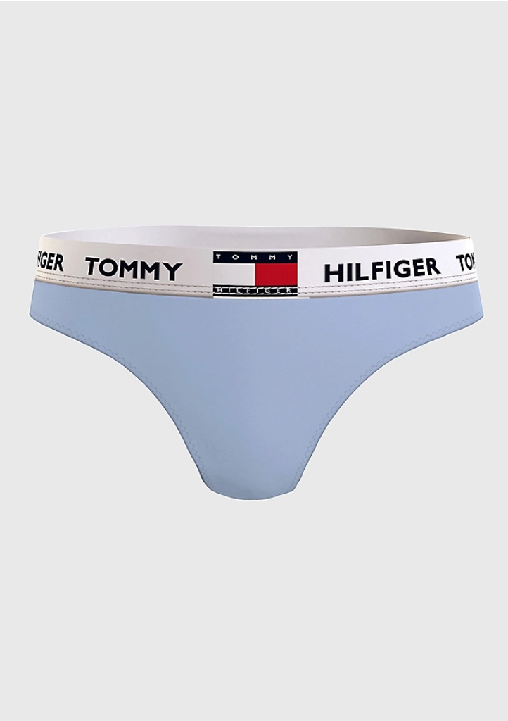 Levně Dámské kalhotky Tommy Hilfiger UW0UW02193 L Sv. modrá