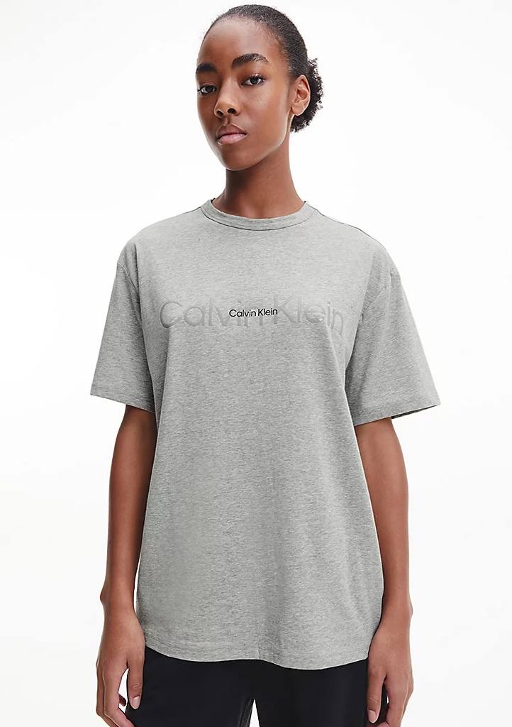 Dámské tričko Calvin Klein QS6898 M Šedá