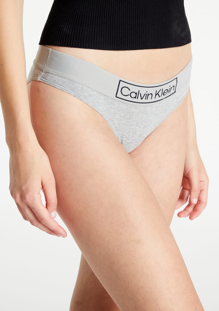 Dámské kalhotky Calvin Klein QF6775 XL Šedá