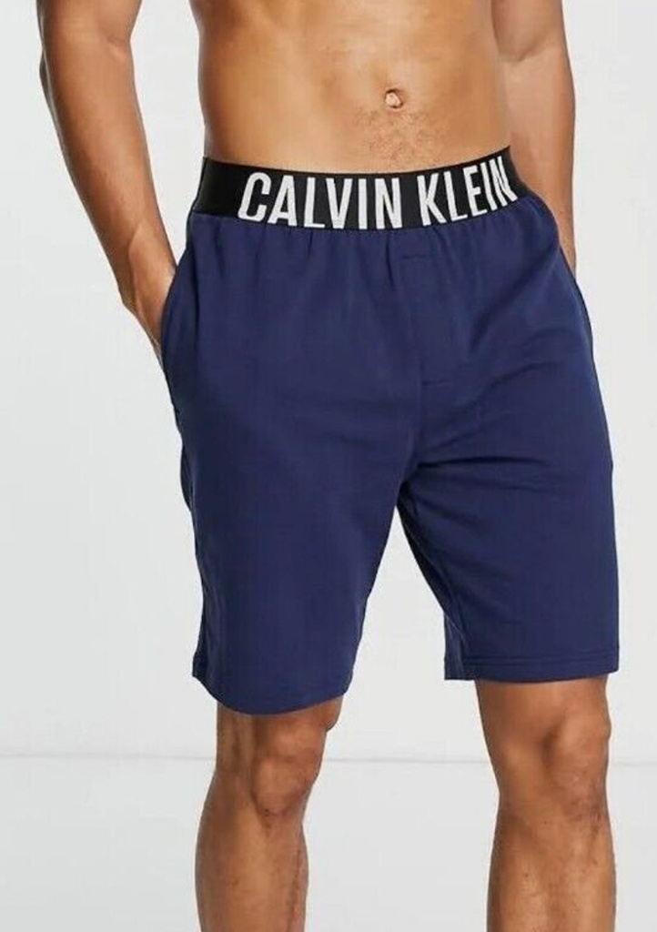 Levně Pánské kraťasy Calvin Klein NM1962 L Tm. modrá