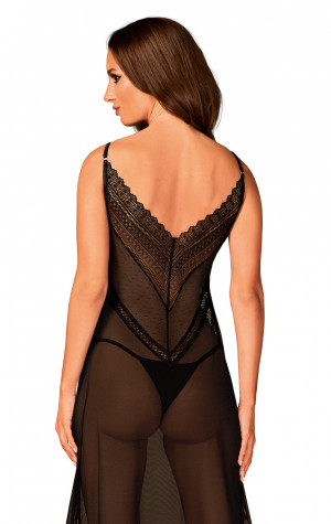 Elegantní košilka Estiqua long chemise - Obsessive